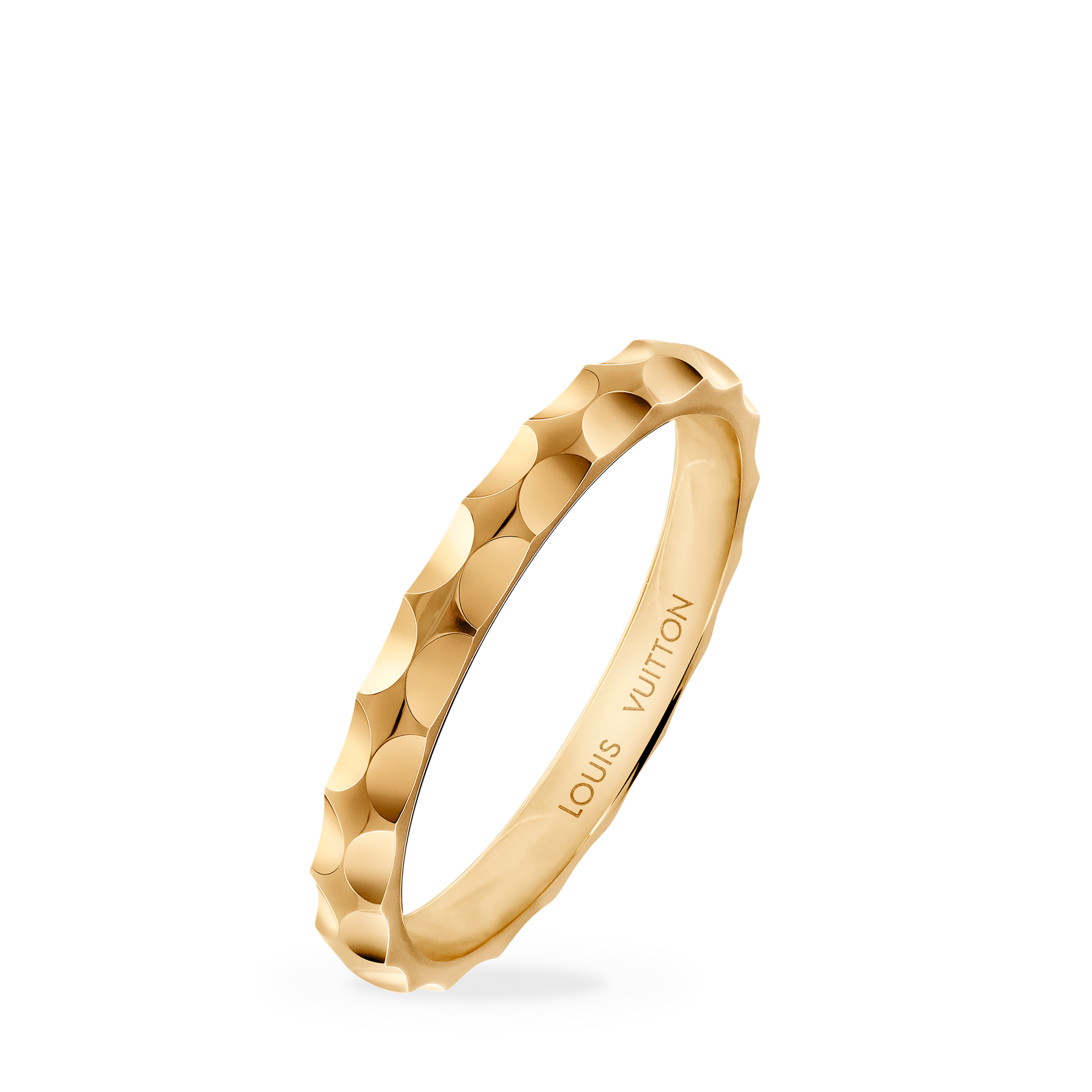 Monogram Infini wedding band, yellow gold - Categories | LOUIS VUITTON